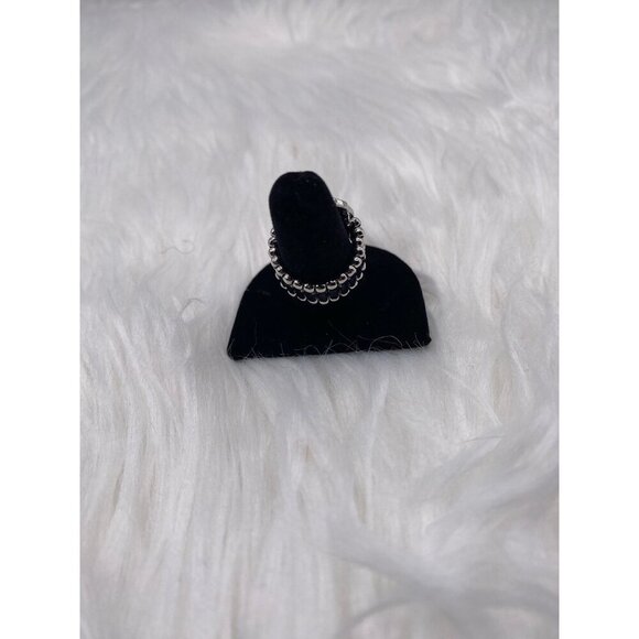 Paparazzi Jewelry Colorfully Rustic Purple Stretch Ring For Women - Picture 4 of 7